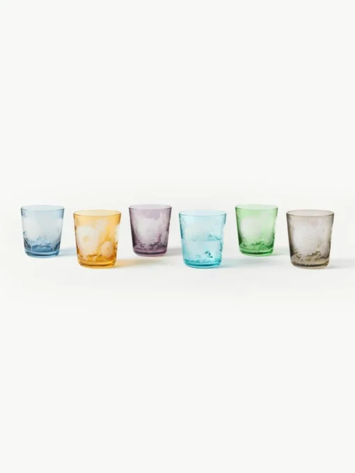 Wassergläser Peony, 6er-Set