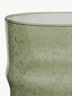 Wassergläser Rain mit Luftblasen, 2 Stück