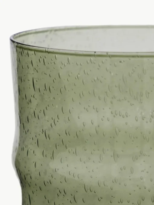 Wassergläser Rain mit Luftblasen, 2 Stück