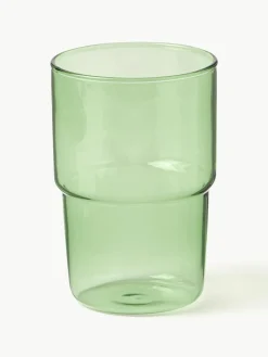 Wassergläser Torino aus Borosilikatglas, 2 Stück