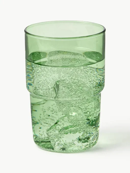 Wassergläser Torino aus Borosilikatglas, 2 Stück