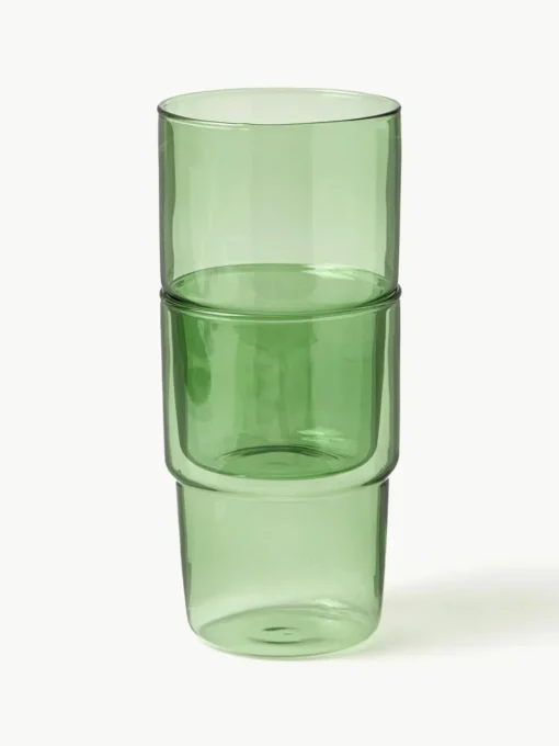 Wassergläser Torino aus Borosilikatglas, 2 Stück
