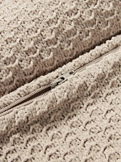Weiche Strick-Kissenhülle Everly aus Chenille