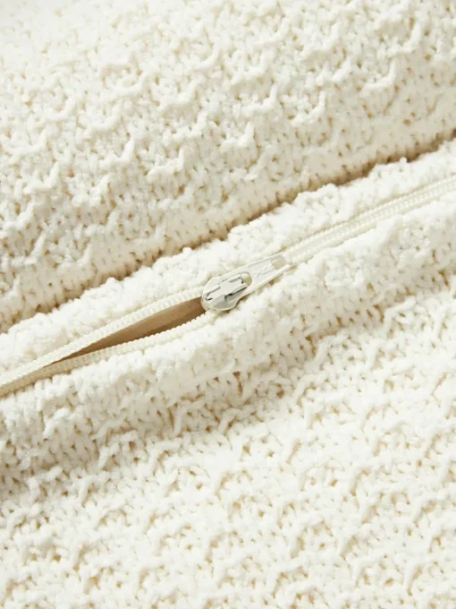Weiche Strick-Kissenhülle Everly aus Chenille