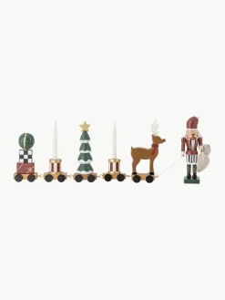 Weihnachtlicher Deko-Zug Vadim aus Buchenholz