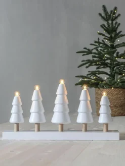 Weihnachtsdekoration Skog aus Kiefern- und Birkenholz