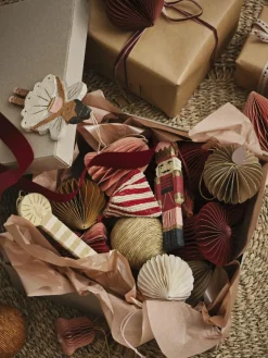 Weihnachtskugel Carol, 4 Stück
