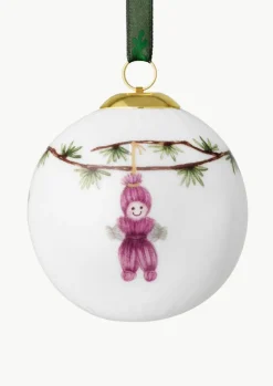 Weihnachtskugel Hammershøi aus Porzellan