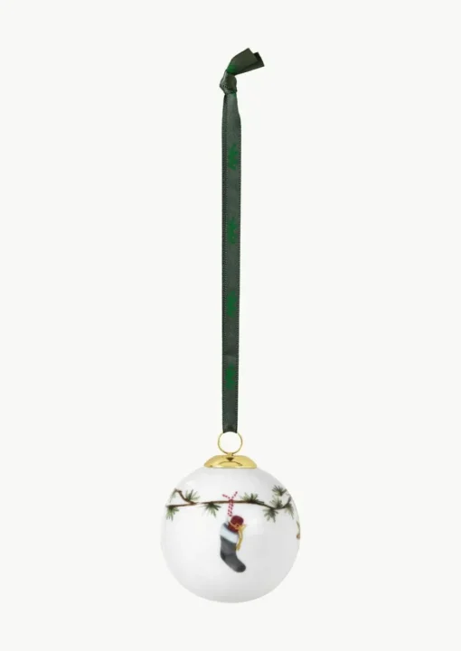 Weihnachtskugel Hammershøi aus Porzellan