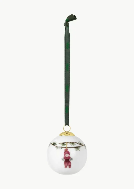 Weihnachtskugel Hammershøi aus Porzellan