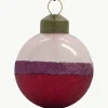 Weihnachtskugeln Stripe, 4 Stück