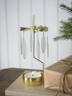 Weihnachts-Teelichthalter Salix, drehbar