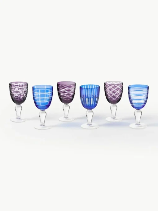 Weingläser Cobalt, 6er-Set