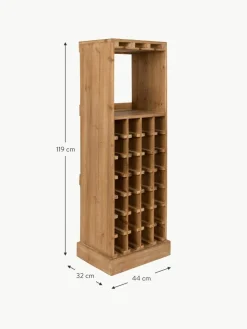 Weinregal Claude aus Eichenholz