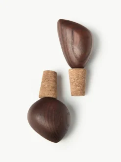 Weinverschlüsse Cairn aus Eschenholz, 2er-Set
