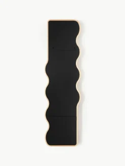 Wellenförmiger Ganzkörperspiegel Stream aus Holz