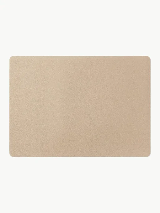 Wendbare Tischsets Bitz aus Kunstleder, 4 Stück