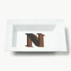 Westwing Collection x MEISSEN, handgefertigte Vide-Poche Initials mit Dekor