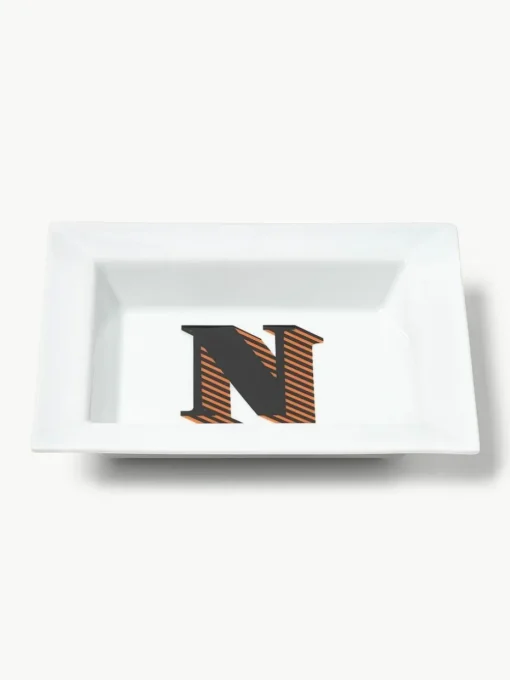 Westwing Collection x MEISSEN, handgefertigte Vide-Poche Initials mit Dekor