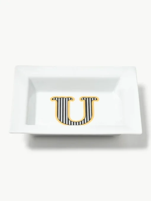 Westwing Collection x MEISSEN, handgefertigte Vide-Poche Initials mit Dekor