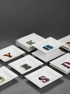 Westwing Collection x MEISSEN, handgefertigte Vide-Poche Initials mit Dekor