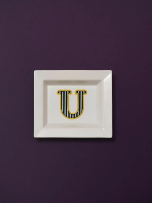 Westwing Collection x MEISSEN, handgefertigte Vide-Poche Initials mit Dekor