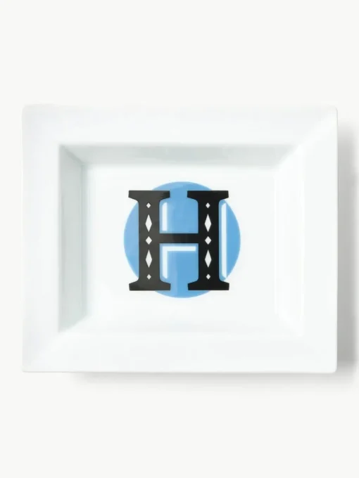 Westwing Collection x MEISSEN, handgefertigte Vide-Poche Initials mit Dekor