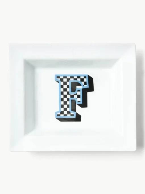 Westwing Collection x MEISSEN, handgefertigte Vide-Poche Initials mit Dekor