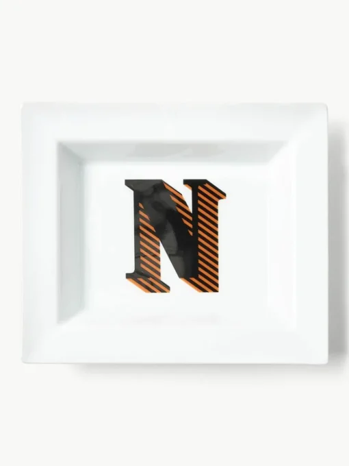 Westwing Collection x MEISSEN, handgefertigte Vide-Poche Initials mit Dekor