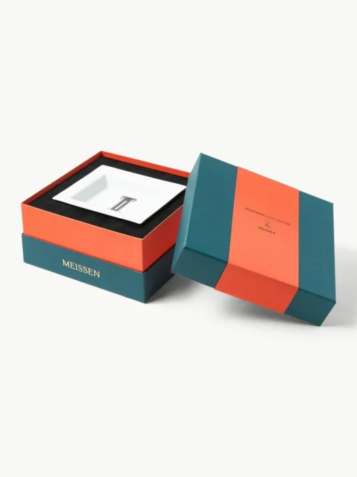 Westwing Collection x MEISSEN, handgefertigte Vide-Poche Initials mit Dekor