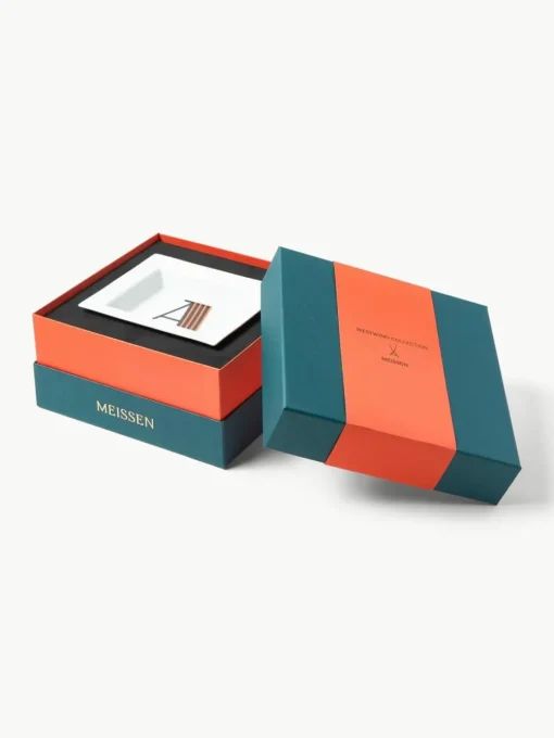 Westwing Collection x MEISSEN, handgefertigte Vide-Poche Initials mit Dekor