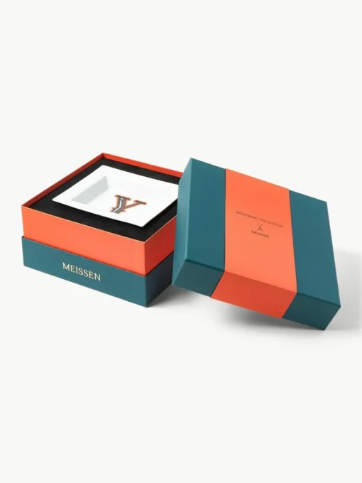 Westwing Collection x MEISSEN, handgefertigte Vide-Poche Initials mit Dekor