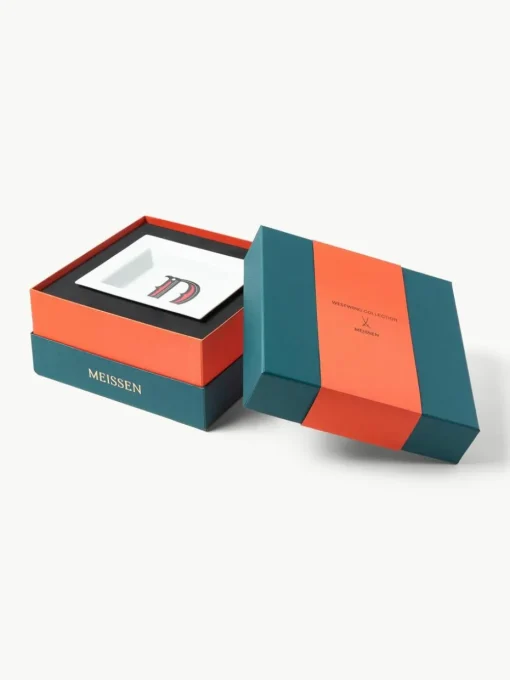 Westwing Collection x MEISSEN, handgefertigte Vide-Poche Initials mit Dekor