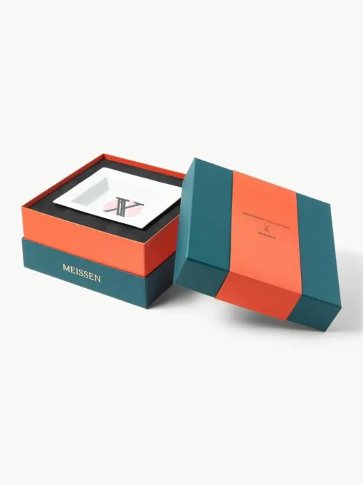 Westwing Collection x MEISSEN, handgefertigte Vide-Poche Initials mit Dekor