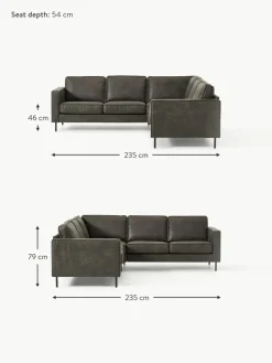 Wohnlandschaft Hunter aus recyceltem Leder