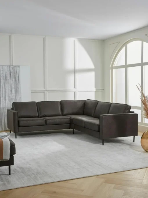 Wohnlandschaft Hunter aus recyceltem Leder