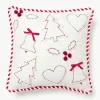 Woll-Dekokissen Jova mit winterlichem Motiv