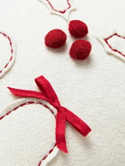 Woll-Dekokissen Jova mit winterlichem Motiv