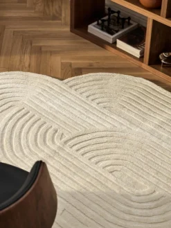 Wollteppich Koli mit Hoch-Tief-Effekt
