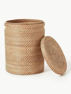 Wäschekörbe Lurdes mit Deckel, 2er-Set