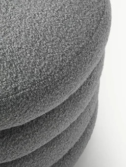 XL Bouclé-Hocker Alto mit Stauraum