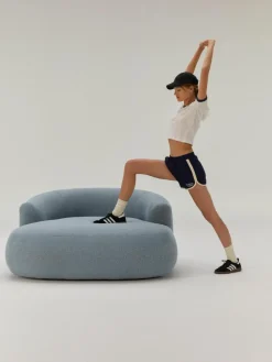 XL Bouclé-Loungesessel Sofia