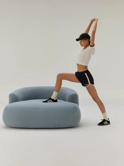 XL Bouclé-Loungesessel Sofia