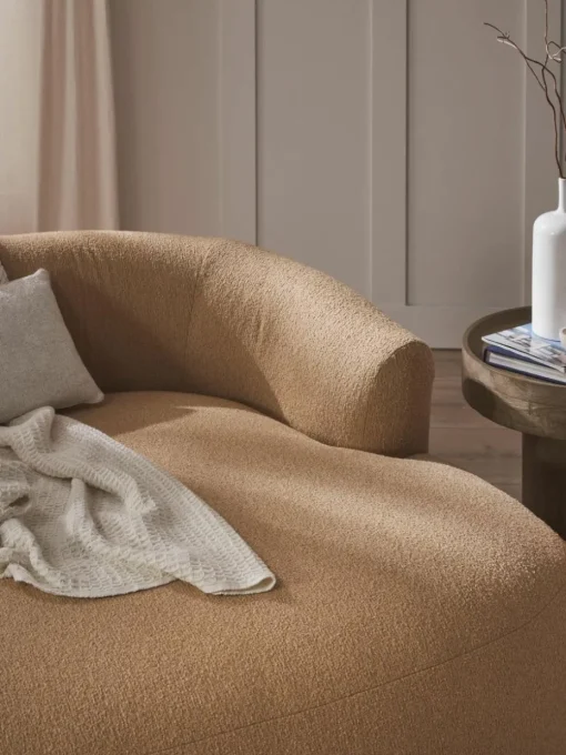 XL Bouclé-Loungesessel Sofia