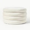 XL Samt-Hocker Alto mit Stauraum
