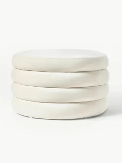 XL Samt-Hocker Alto mit Stauraum
