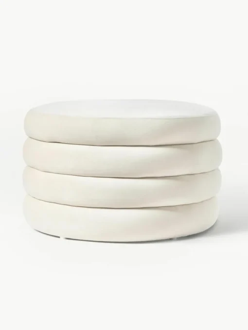 XL Samt-Hocker Alto mit Stauraum