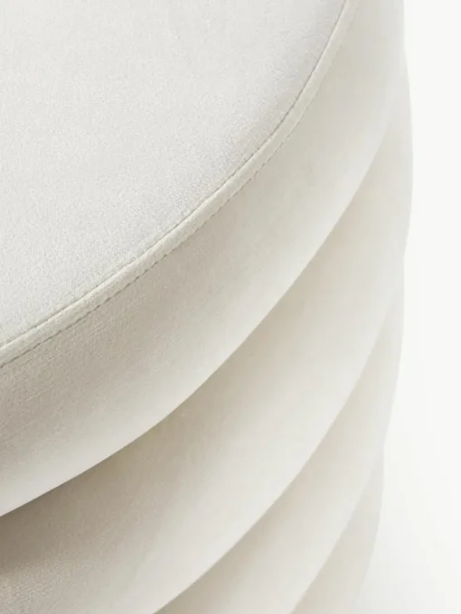 XL Samt-Hocker Alto mit Stauraum