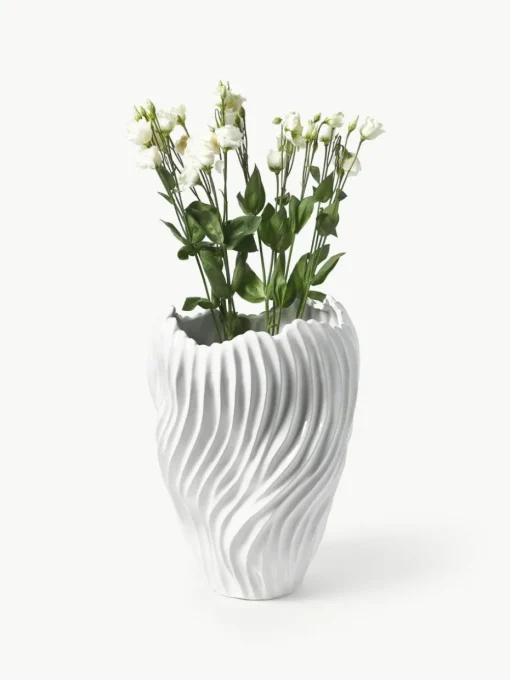 XL Vase Milazzo mit geriffeltem Twist, H 44 cm