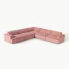 XL-Ecksofa Melva aus Cord